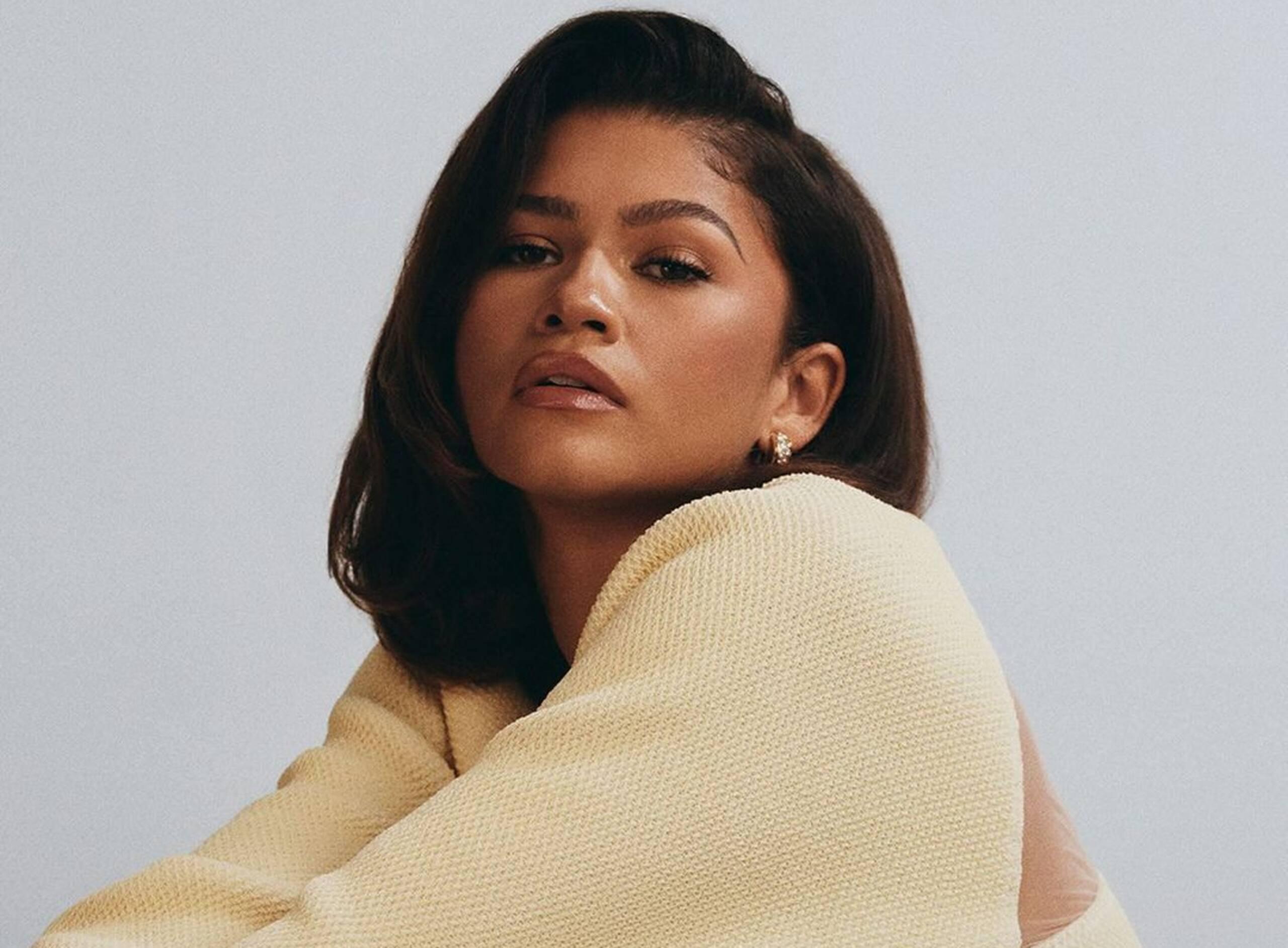 Zendaya en robe dangereusement fendue