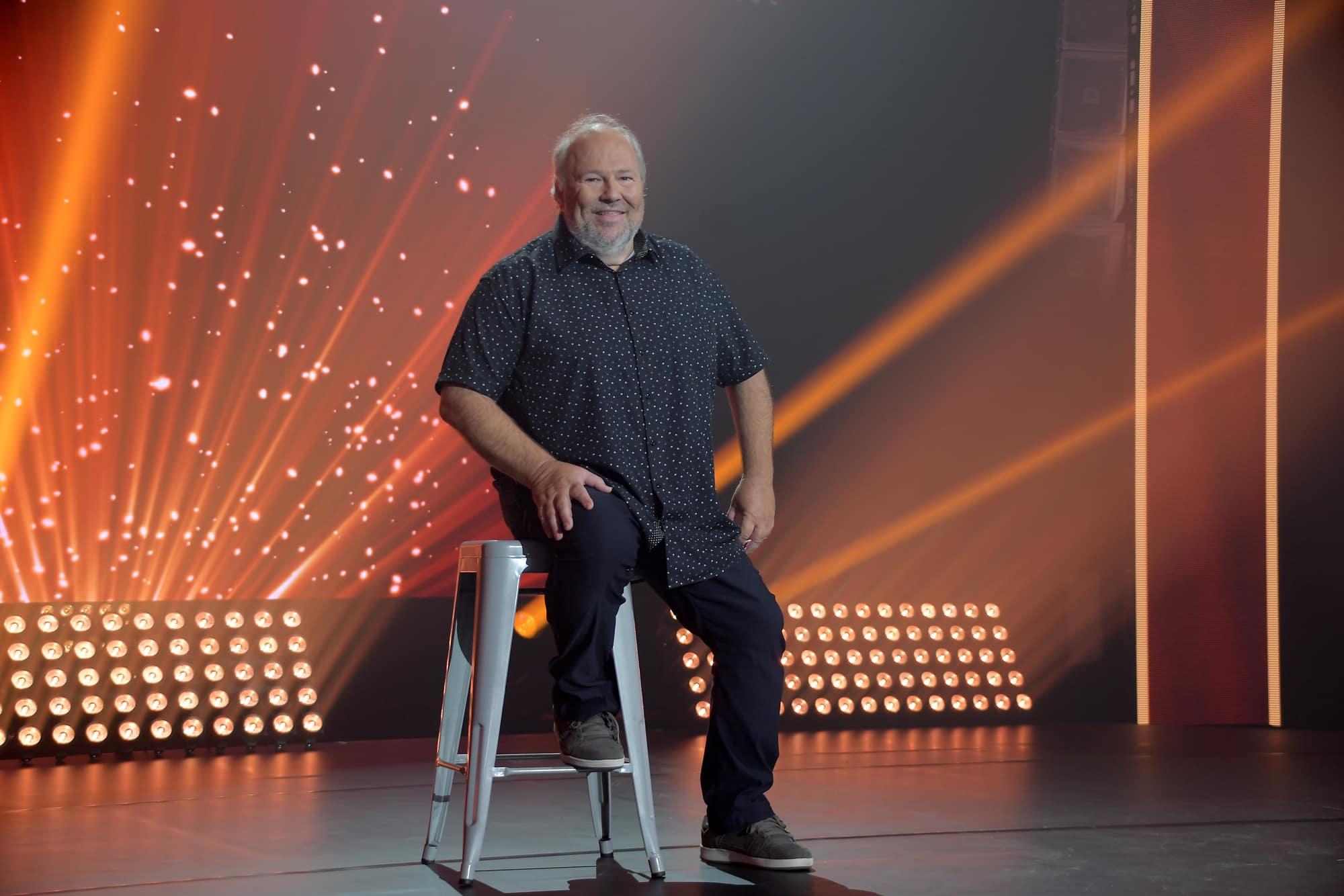 Jean-Marc Parent enregistre à Québec quatre émissions de télé qui seront diffusées sur les ondes de TVA.