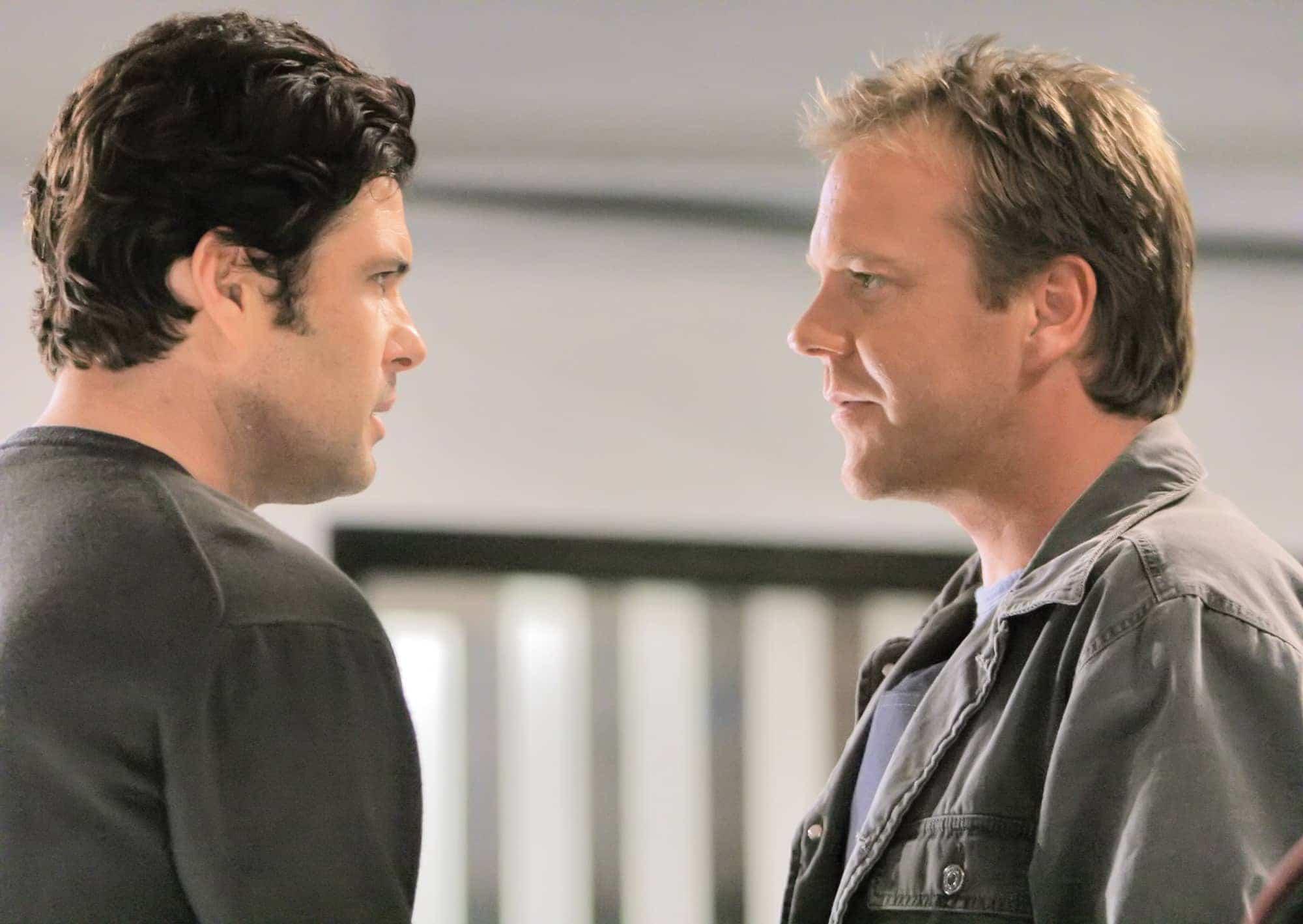 Carlos Bernard et Kiefer Sutherland, 24 heures chrono.