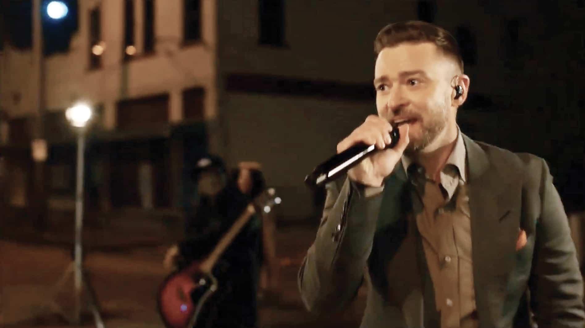 Justin Timberlake y est allé de ,[object Object],.