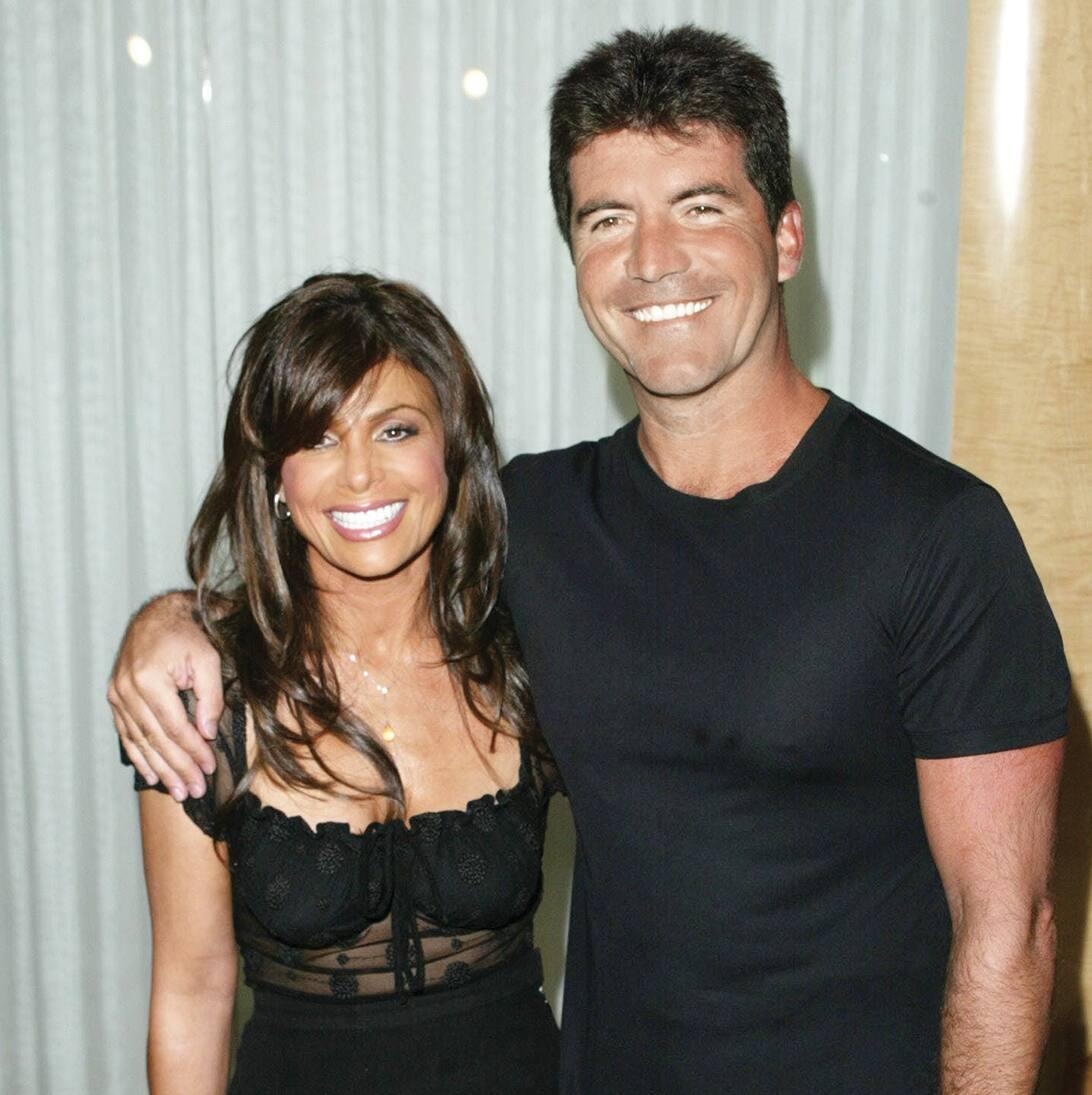 Avec Simon Cowell en 2002.