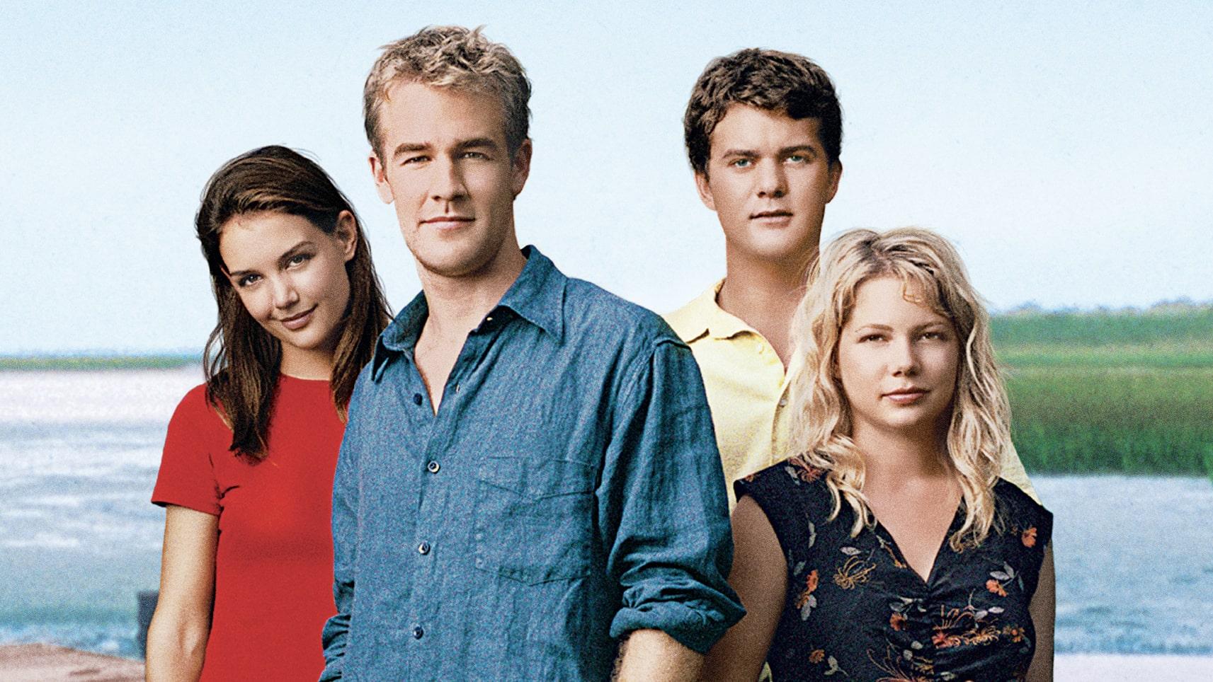 Katie Holmes, James Van Der Beek, Joshua Jackson et Michelle.