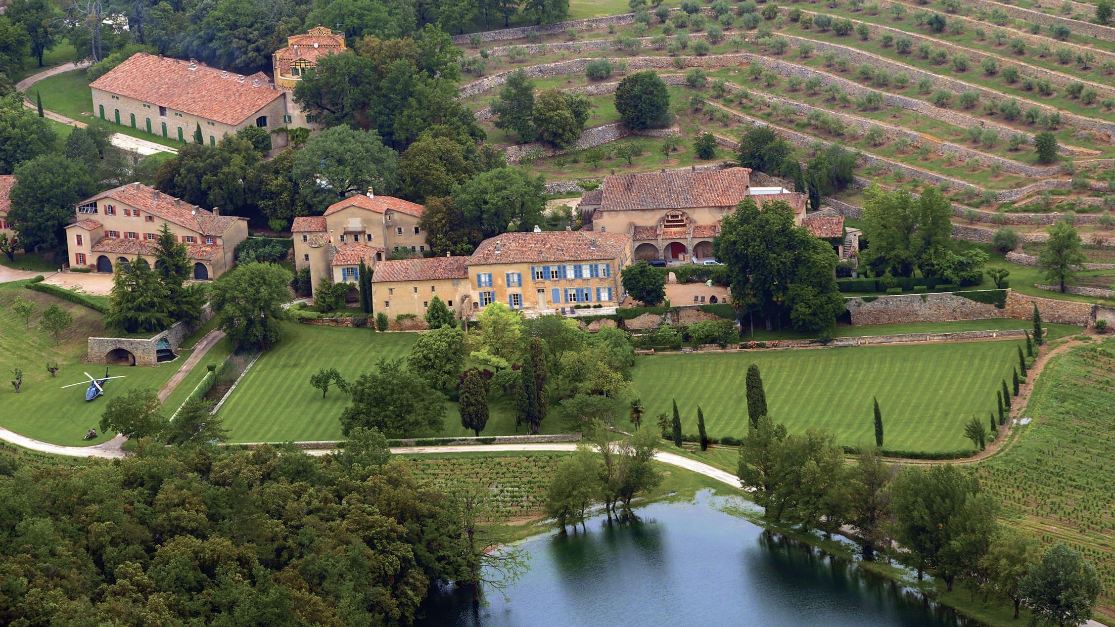 Le château de Miraval.