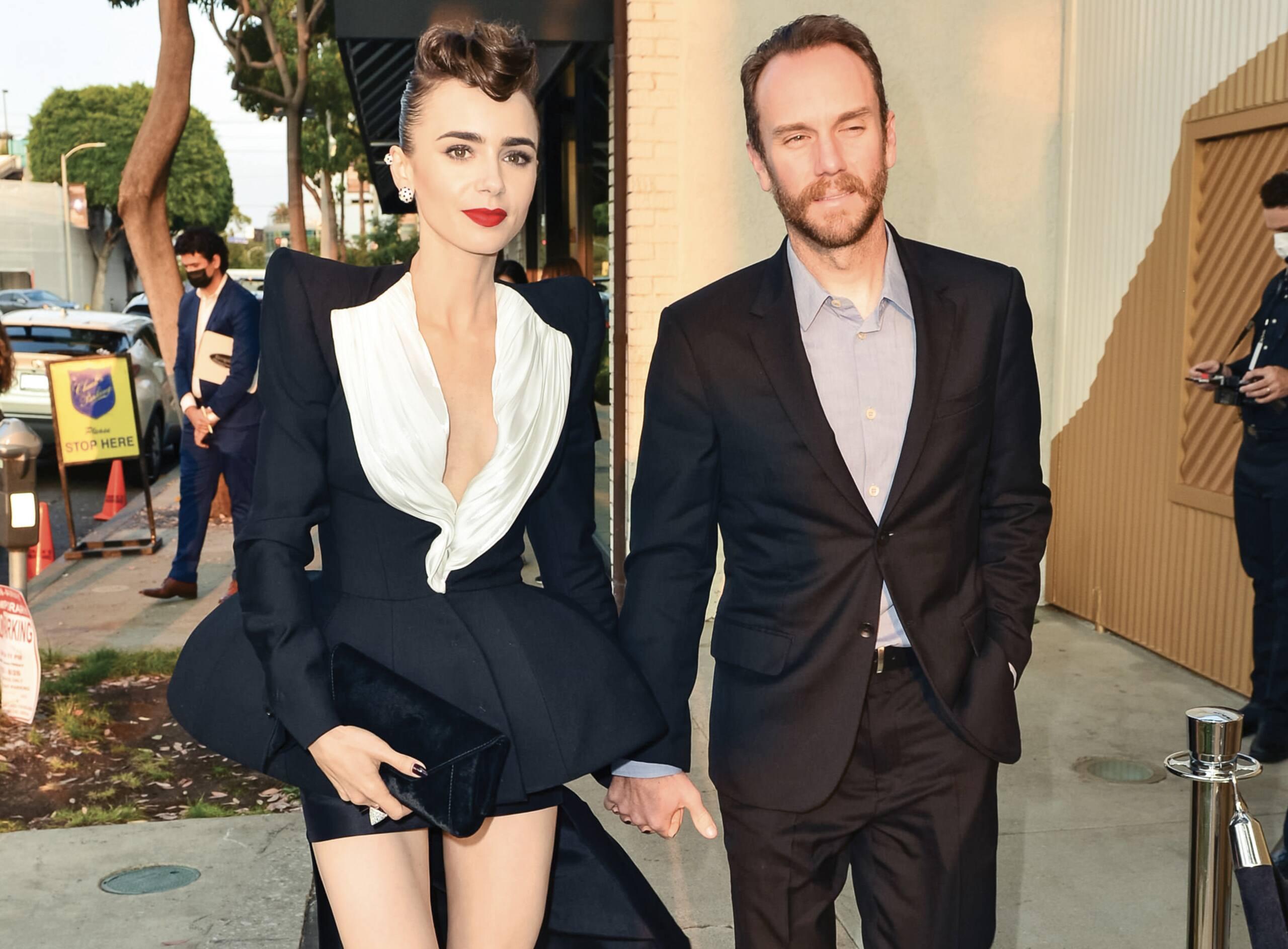 Mariage champêtre pour Lily Collins 