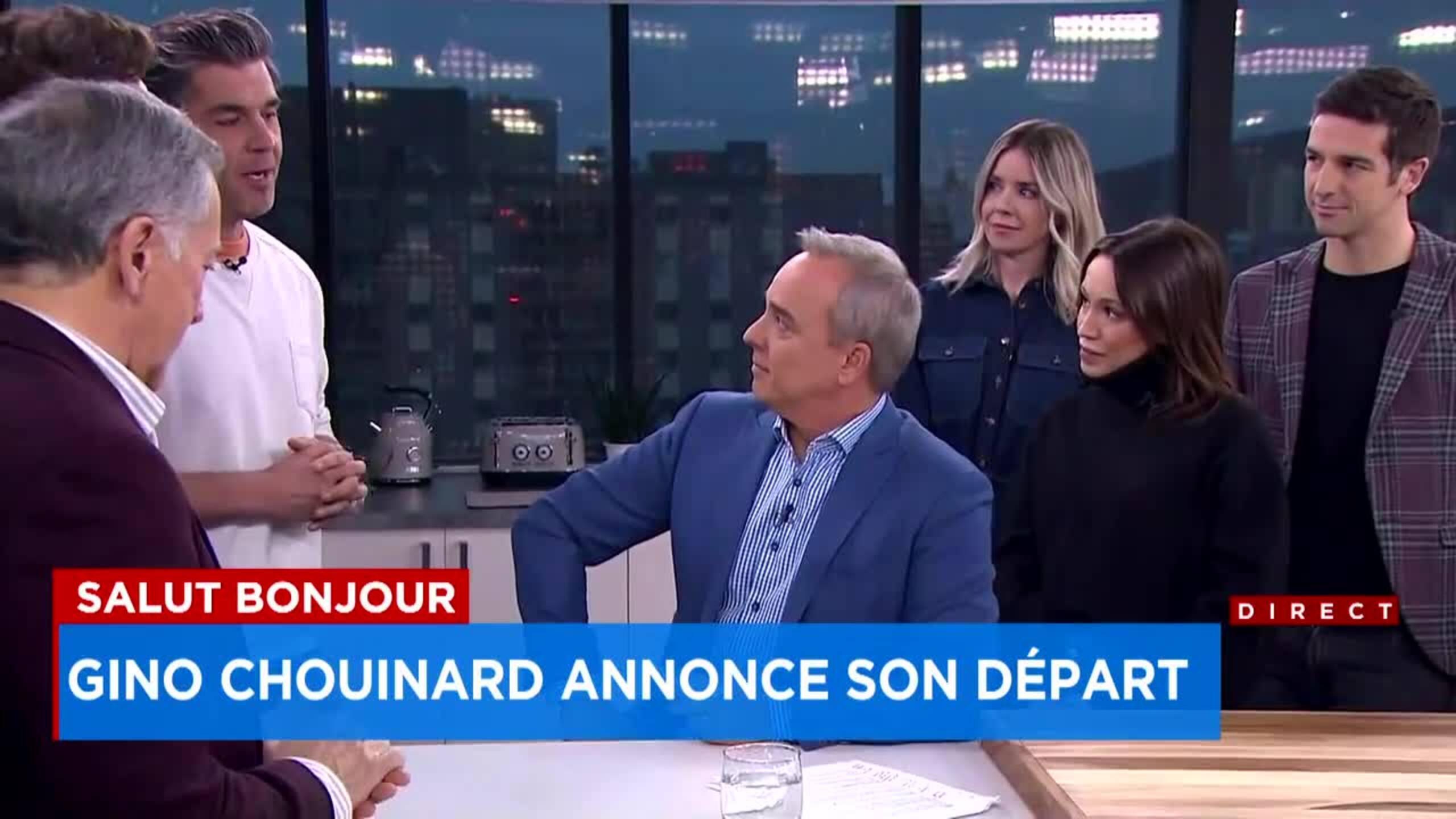 Gino Chouinard annonce son départ - reportage