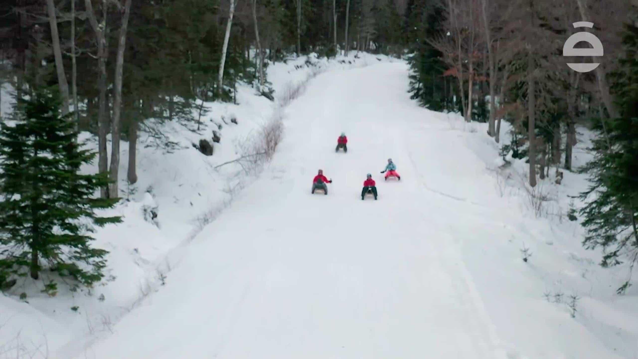 Luge au Massif