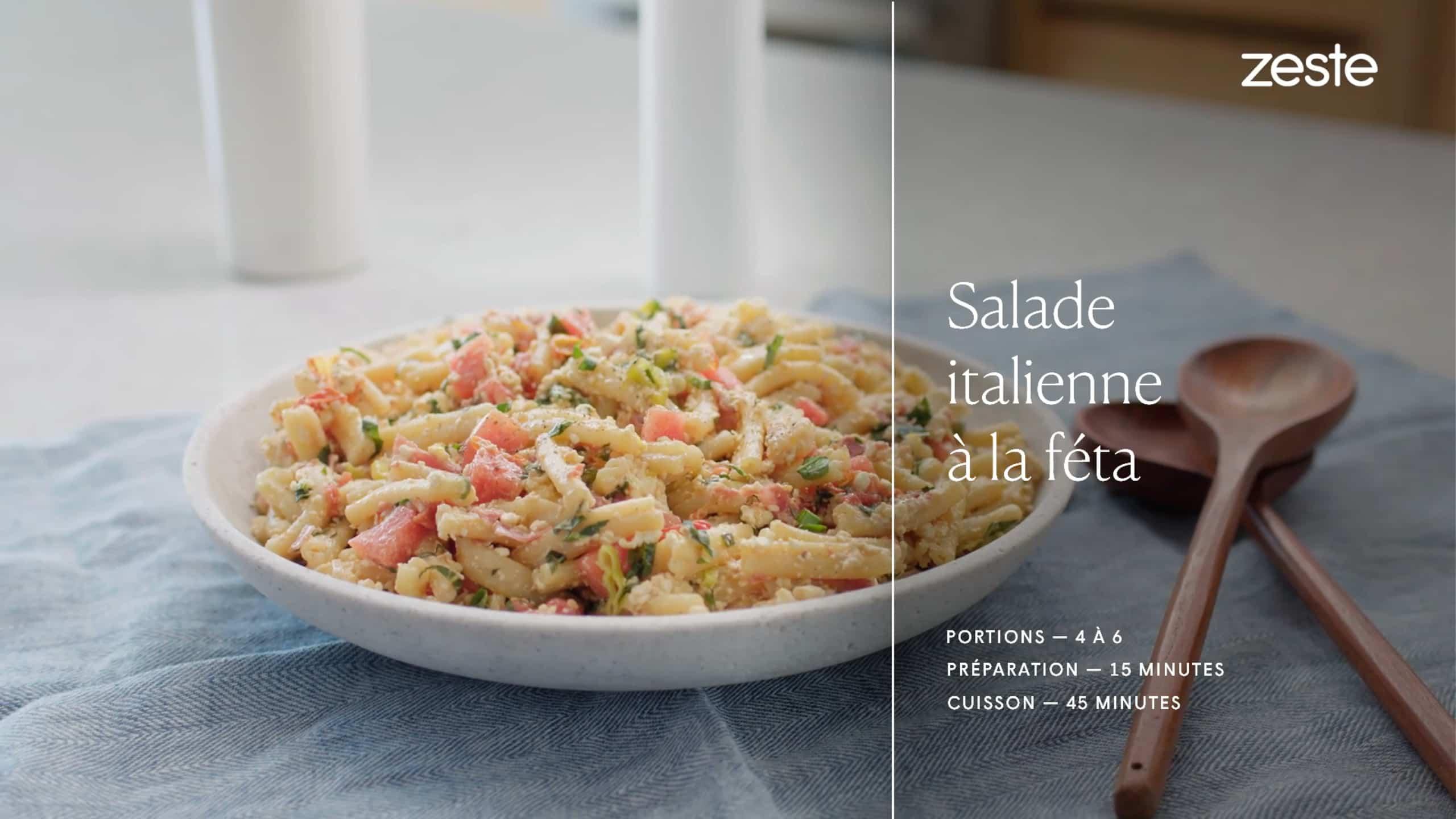 Salade italienne à la féta