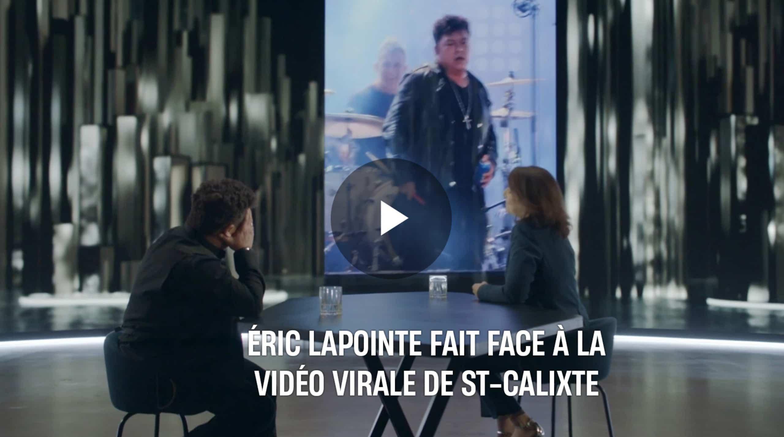 Éric Lapointe fait face à la vidéo virale de St-Calixte