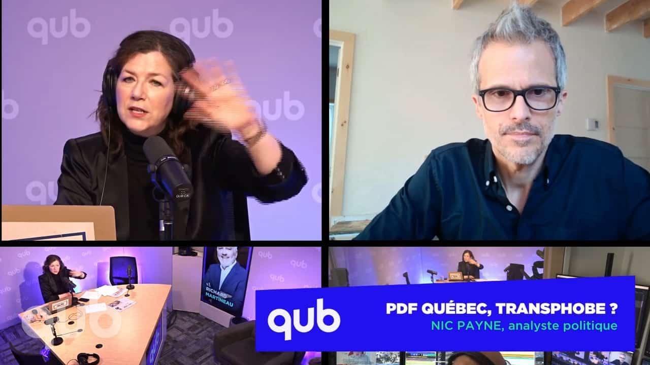 Le Devoir accuse PDF Québec de transphobie : ça fait dur ! peste Nic Payne